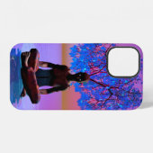 Coque iPhone 12 Arbre de méditation (Verso Horizontal)