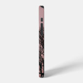 COQUE iPhone 12 ARBRE DÉNUÉ DEVANT BÂTIMENT ROSE (Côté gauche)