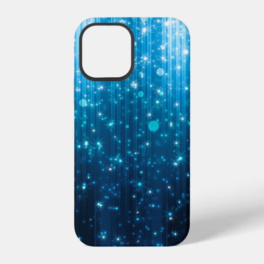 Coque iPhone 12 arrière - plan Abstrait brillant (Verso)