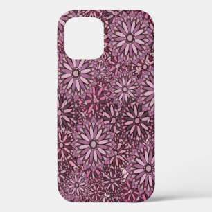Coque iPhone 12 arrière - plan abstrait vintage. Style Mandala. co