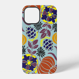 Coque iPhone 12 arrière - plan de design floral