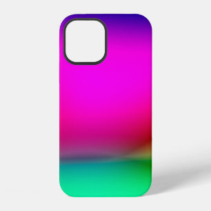 Coque iPhone 12 arrière-plan de lumières floues abstraites, motif