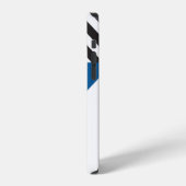 Coque iPhone 12 Arrière - plan de style rétro moderne (Côté gauche)