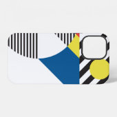 Coque iPhone 12 Arrière - plan de style rétro moderne (Verso Horizontal)