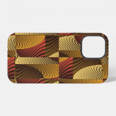 Coque iPhone 12 Arrière - plan géométrique Abstrait (Verso Horizontal)