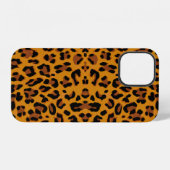 Coque iPhone 12 arrière - plan léopard motif (Verso Horizontal)