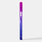 Coque iPhone 12 Arrière - plan rose brillant (Côté droit)