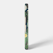 Coque iPhone 12 arrière-plan sans couture avec cactus (Côté gauche)