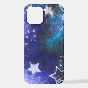 Coque iPhone 12 Arrière - plan spatial avec étoiles