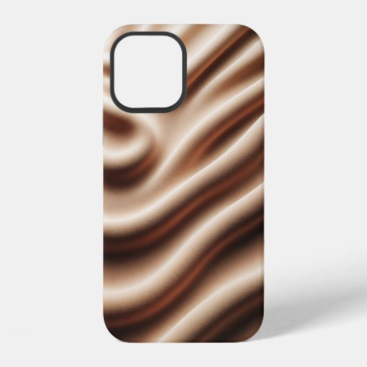 Coque iPhone 12 Art de sculpture fluide abstrait - Moderne Minimal (Verso)