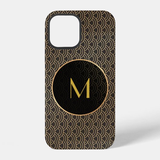 Coque iPhone 12 Art Deco pattern iPhone / iPad case (Verso)