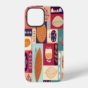 Coque iPhone 12 Art Décoratif Vintage Autumnal
