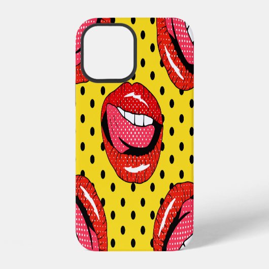 Coque iPhone 12 Art Pop Rétro : Badges Patch Cartoon (Verso)