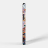 Coque iPhone 12 art texture grunge abstraite fond, texture (Côté droit)
