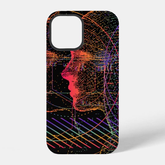 Coque iPhone 12 Artificial Intelligence and Virtual Reality concep (Verso)