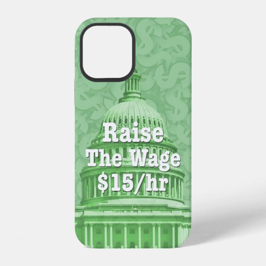 Coque iPhone 12 Augmenter Le Salaire Minimum (Verso)