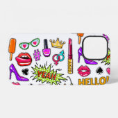 Coque iPhone 12 "Autocollants tendance (Verso Horizontal)