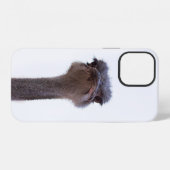 Coque iPhone 12 Autruche Oiseau (Verso Horizontal)