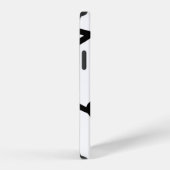 Coque iPhone 12 Avion en papier art linéaire papier (Côté droit)