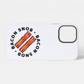 Coque iPhone 12 Bacon Snob (Verso Horizontal)