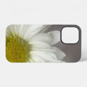 Coque iPhone 12 Baisson blanc doux sur gris (Verso Horizontal)