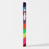 Coque iPhone 12 Bandes de fils tricotés (Côté gauche)