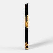 Coque iPhone 12 Baroque doré, éléments ornementaux. (Côté droit)
