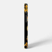 Coque iPhone 12 Baroque doré, éléments ornementaux. (Côté gauche)