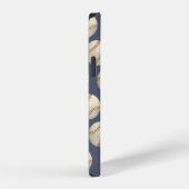 Coque iPhone 12 Baseballs softballs motif monogrammés style usé (Côté droit)