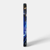 Coque iPhone 12 Bassin d'Azurite (vue 3D) (Côté gauche)