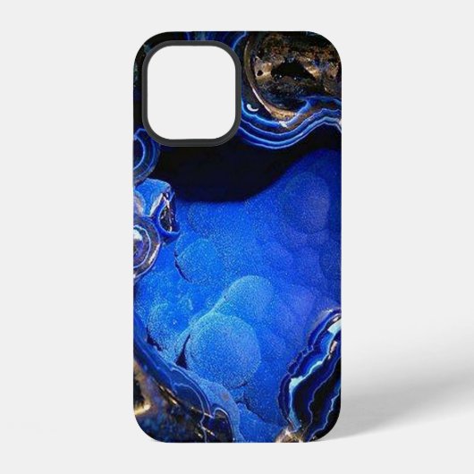 Coque iPhone 12 Bassin d'Azurite (vue 3D) (Verso)