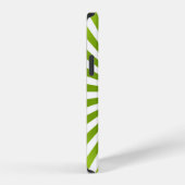 Coque iPhone 12 bâton vert (Côté droit)