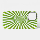 Coque iPhone 12 bâton vert (Verso Horizontal)
