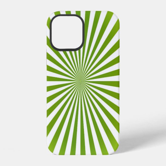 Coque iPhone 12 bâton vert (Verso)