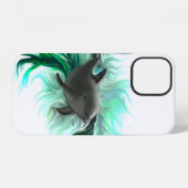 Coque iPhone 12 Bébé dauphin (Verso Horizontal)