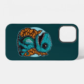 Coque iPhone 12 Bébé dinosaure mignon (Verso Horizontal)