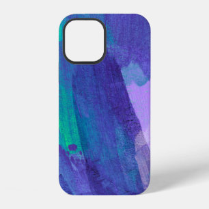 Coque iPhone 12 Belle peinture mixte. Peinture à main tendance
