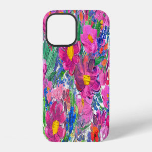 Coque iPhone 12 Belles Fleurs Sauvages : Artisanat Dessiné à la Ma