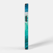 Coque iPhone 12 Belles vagues océaniques (Côté droit)