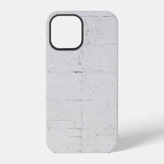 Coque iPhone 12 béton peint blanc