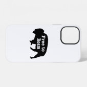 Coque iPhone 12 Bisons libres de vagabonder (Verso Horizontal)