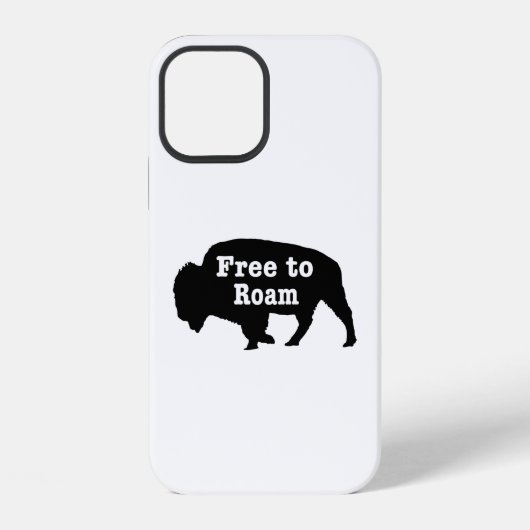 Coque iPhone 12 Bisons libres de vagabonder (Verso)