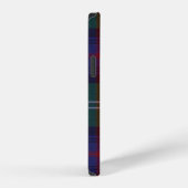 Coque iPhone 12 Blason et tartan du clan Sutherland (Côté droit)