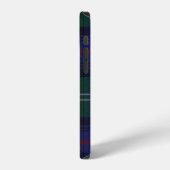Coque iPhone 12 Blason et tartan du clan Sutherland (Côté gauche)