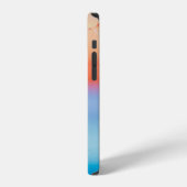 Coque iPhone 12 Bleu (Côté gauche)