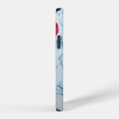 Coque iPhone 12 Bleu (Côté droit)