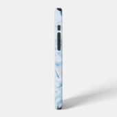 Coque iPhone 12 Bleu (Côté gauche)