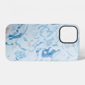 Coque iPhone 12 Bleu (Verso Horizontal)