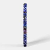 Coque iPhone 12 Bleu et pourpre (Côté droit)