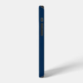Coque iPhone 12 Bleu marine côtier (Côté gauche)